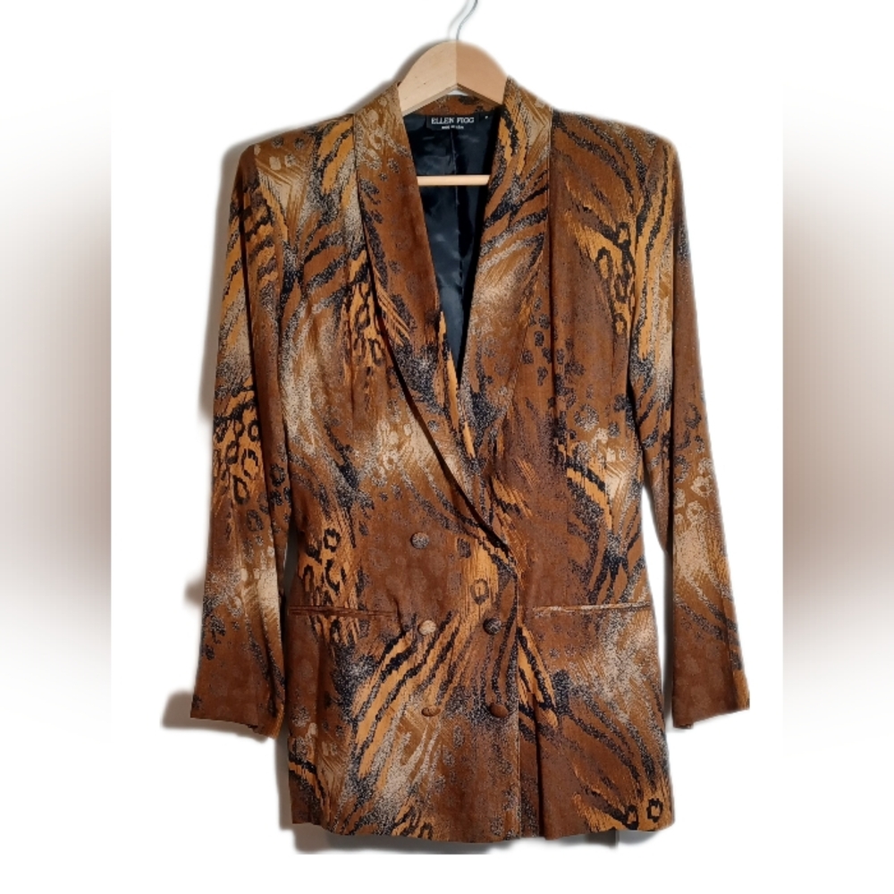 ELLEN FIGG Women Blazer. Size 8. VINTAGE